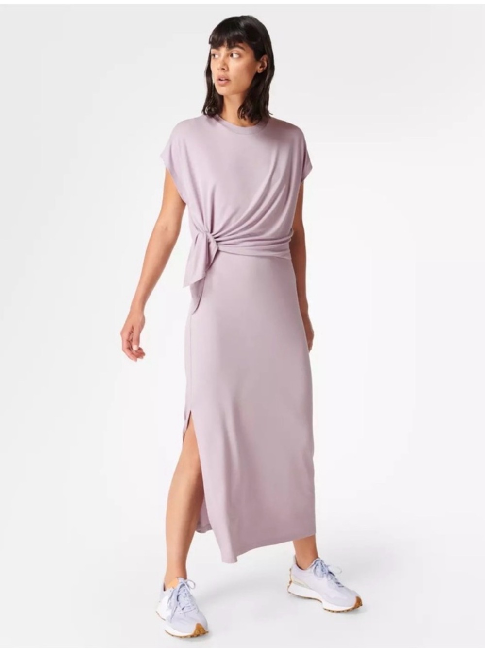 Sweaty Betty Mellow Midi Dress in Clematis Purple NWT